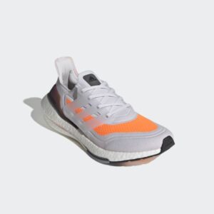 Alternative view of Giày Adidas UltraBoost 21 'Grey Screaming Orange' FY0375