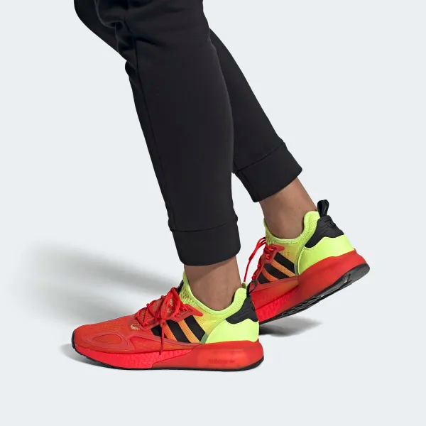 Giày Adidas ZX 2K Boost Solar Yellow Red FW0482 - Ảnh 3