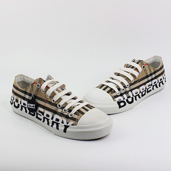 Giày Burberry Logo Print Vintage Check Cotton 'Archive Beige' 80243011 - Ảnh 2