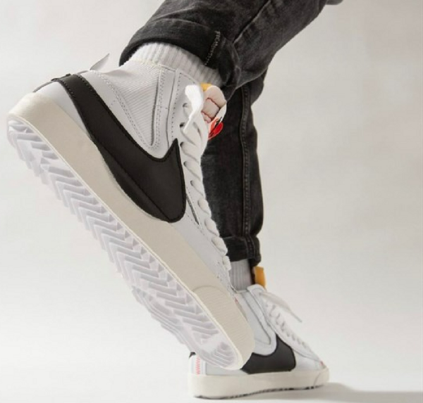 Giày Nike Blazer Mid '77 Jumbo 'White Black' DD3111-100 - Ảnh 4
