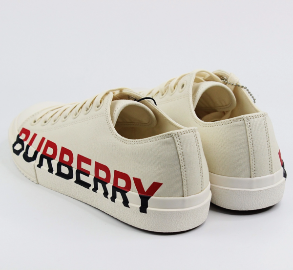 Giày Burberry Contrasting Logo White 80342521 - Ảnh 4