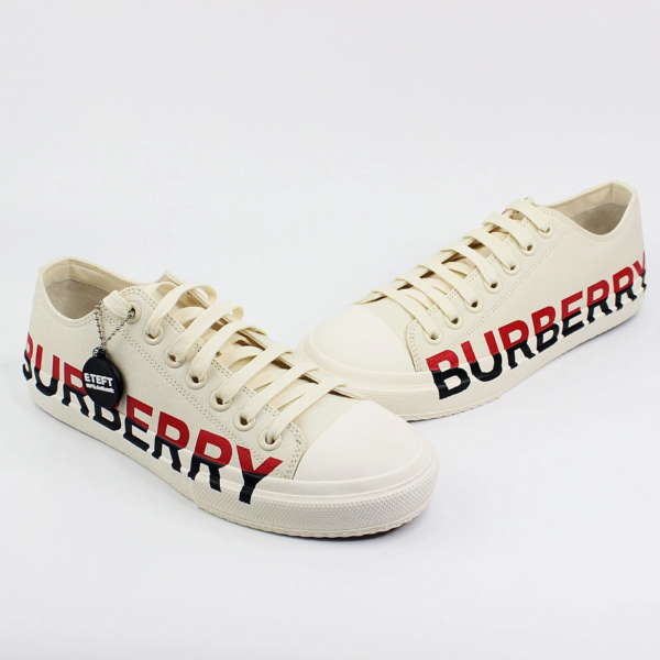 Giày Burberry Contrasting Logo White 80342521 - Ảnh 3