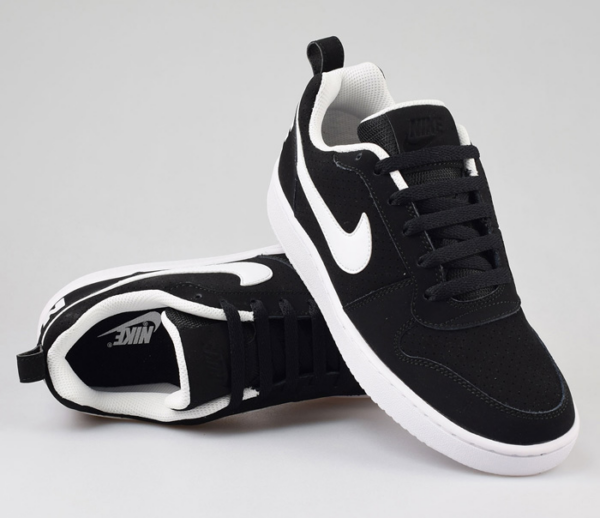 GIày Nike Court Borough Low 'Black White' 838937-010 - Ảnh 2