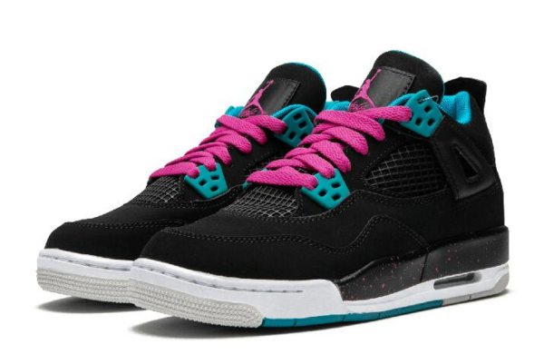 Giày Nike Air Jordan 4 Retro GS 'Black Vivid Pink' 487724-019 - Ảnh 2