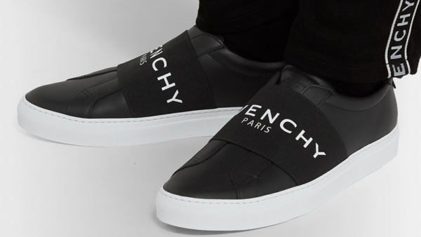 Giày Givenchy Black Urban Street Leather Strap Men's Sneakers BH0002H0FU-004 - Ảnh 5
