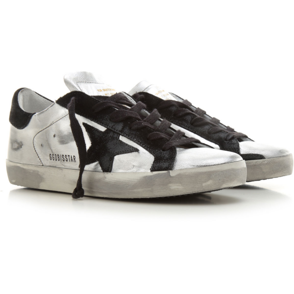 Giày Golden Goose Superstar Low Top 'Silver' GWF00101-F000312-60246 - Ảnh 3
