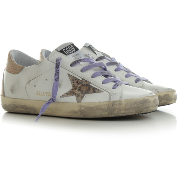 Giày Golden Goose Ladies 'White Gold' GWF00102 F002491 10883 - Ảnh 5