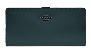 Ví Coach Skinny Wallet Gunmetal Cypress
