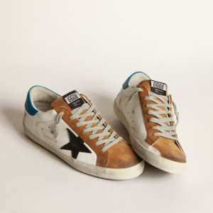 Alternative view of Giày Golden Goose Two-tone Superstar Copper 'Brown And Blue' 8050235379916
