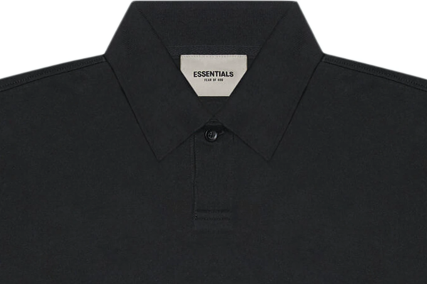 Fear Of God Essentinals Short Sleeve Boxy Polo Dark Slate ESSSBPDS - Ảnh 2
