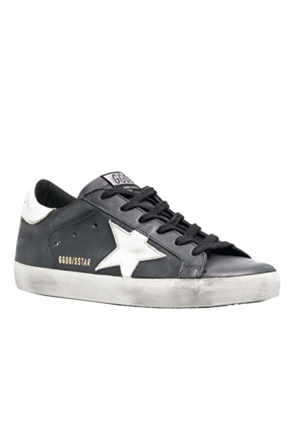 Giày Golden Goose Supper Star 'Black' GWF00101 F000321 80203 - Ảnh 3