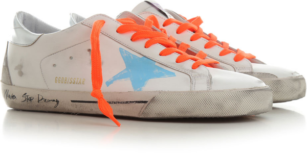 Giày Golden Goose Supper Star 'White Green' GMF00274 F002537 10900 - Ảnh 2