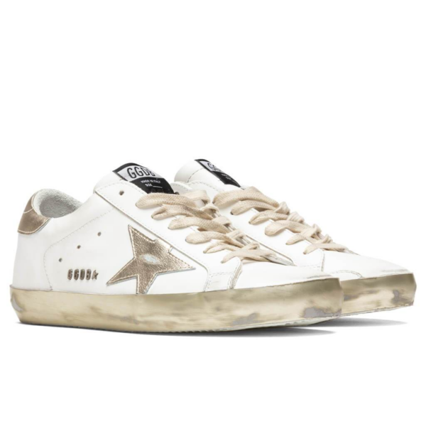 Giày Golden Goose Sneakers Superstar 'White Gold' GMF00101-F000316-10272 - Ảnh 4