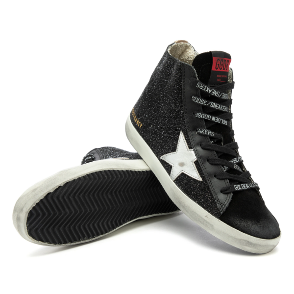 Giày Golden Goose 2.12 Black Glitter G32WS599-L7 - Ảnh 2