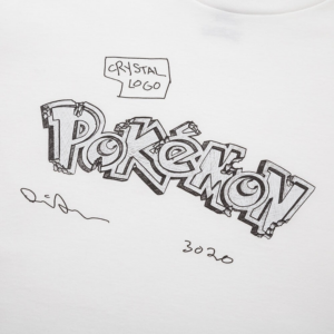 Alternative view of Áo Daniel Arsham x Pokemon x Uniqlo Crystal Logo Tee White DA-XPXUCLWHJ