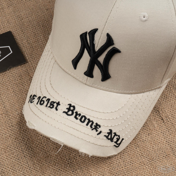 Mũ MLB Gothic Address Structure New York Yankees Begie 32CPKP111-50B - Ảnh 4