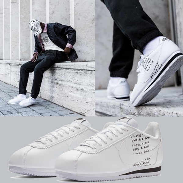 Giày Nike Nathan Bell x Classic Cortez 'White' BV8165-100 - Ảnh 2