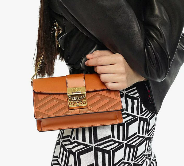 Túi MCM Gretl Crossbody in Cubic Logo Leather MWRCSWO03CO001 - Ảnh 6