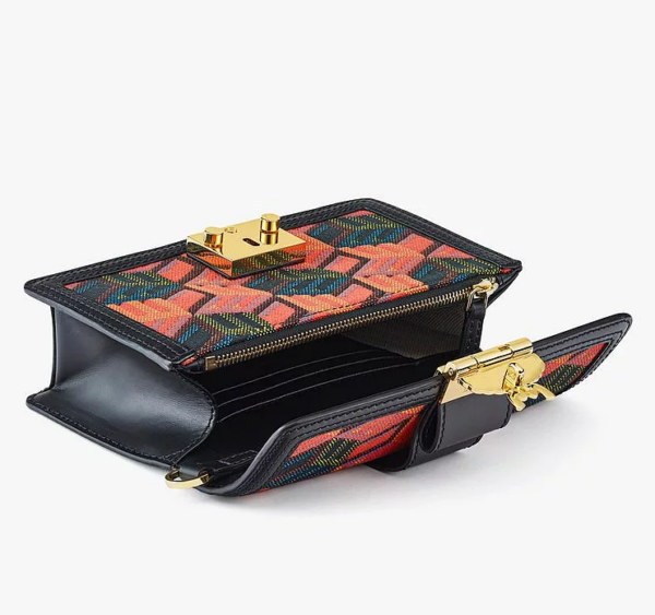Túi MCM Gretl Crossbody in Cubic Monogram Jacquard MWRCSWO02MT001 - Ảnh 2