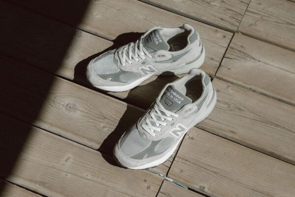 Giày New Balance 993 Made in USA 'Grey White' MR993GL - Ảnh 7