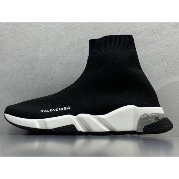 Giày Balenciaga Speed Trainer 'Clear Sole Black' 607544 W05GG 1010 - Ảnh 3