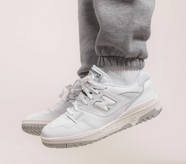Giày New Balance 550 'White Grey' BB550PB1 - Ảnh 6