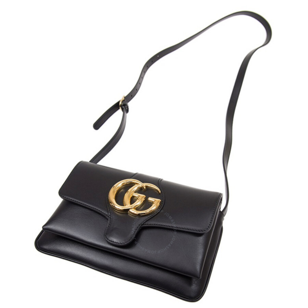 Túi Gucci Double GG Small Shoulder Crossbody Bag 550129 0V10G 1000 - Ảnh 4