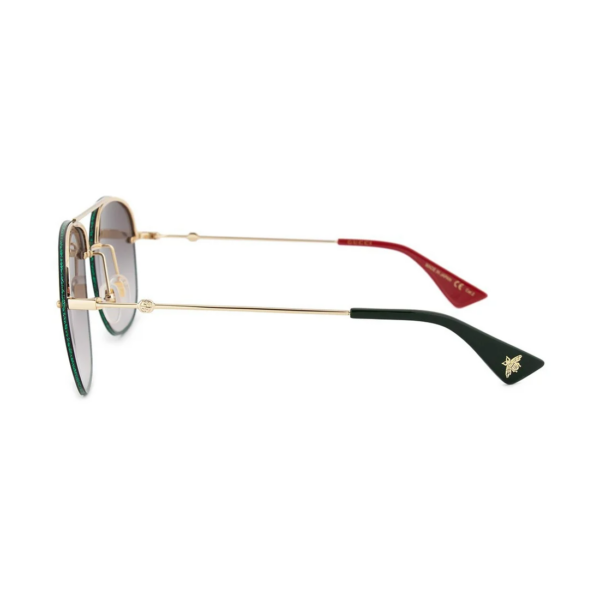 Kính Gucci Grey Gradient Aviator Ladies GG0227S-001 - Ảnh 2