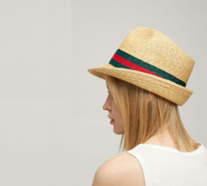 Mu Gucci Woven Straw Bucket 'Beige' 434760-K0M00-9666