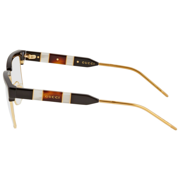 Kính Gucci Transparent Square 'Gold' GG0603S-002-56 - Ảnh 3