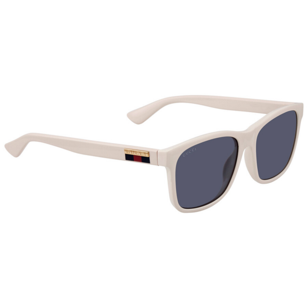 Kính Gucci Blue Rectangular 'White' GG0746S-004-57 - Ảnh 2