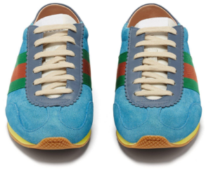 Alternative view of Giày Gucci Wmns Rocket Suede Low 'Blue' 537049-0WE10-4361