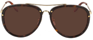 Kính Gucci Aviator Men's Sunglasses 'Brown' GG0662S-002-56