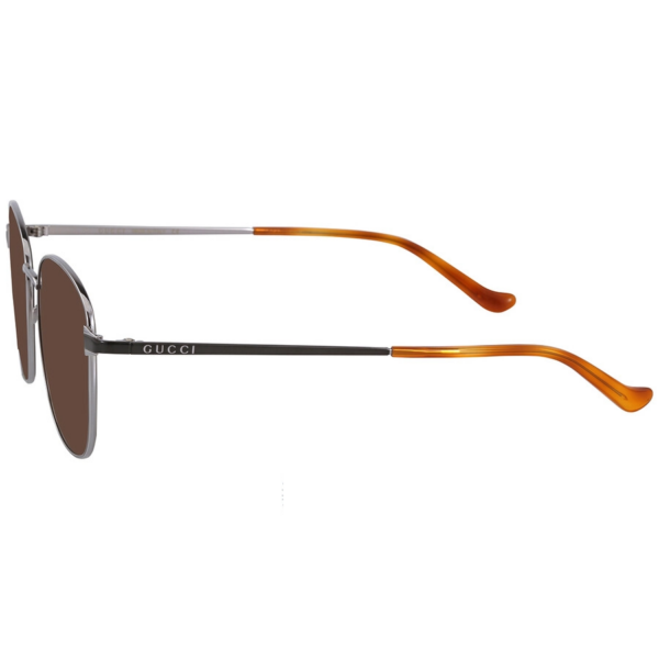 Kính Gucci Brown Aviator 'Ruthenium' GG0575SK-003-56 - Ảnh 3