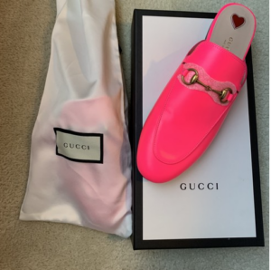 Alternative view of Giày Gucci Princetown Fluorescent Fuchsia 557730-0ZR60-5616