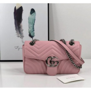 Alternative view of Túi Gucci GG Marmont Small Shoulder Bag Pink 443497-DTDIY-5815