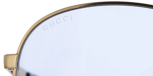 Kính Gucci Light Blue Grey Pilot GG0138S-004 - Ảnh 4