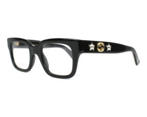 Alternative view of Kính Gucci Black With Crystal Stars Brille Frames GG0210O-001