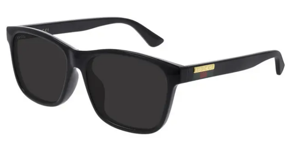 Kính Gucci Black Shiny Grey Square GG0746SA-001 - Ảnh 2