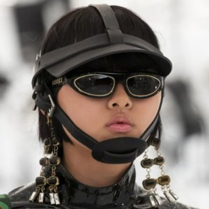 Alternative view of Kính Gucci Mask Unisex Sunglasses 'Grey' GG1062S-003-54