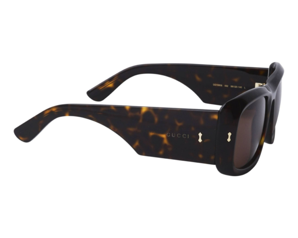 Kính Gucci Rectangular Men's Sunglasses 'Brown' GG1080S-002-56 - Ảnh 2