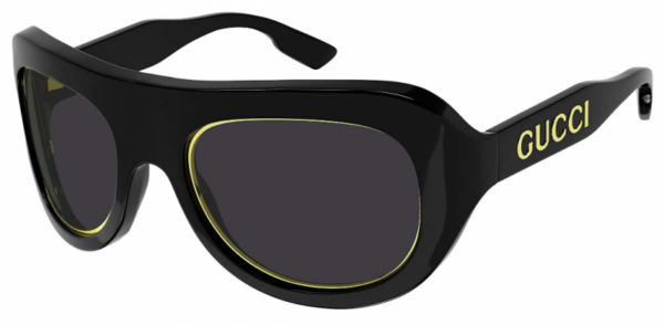 Kính Gucci Mask Men's Sunglasses 'Grey' GG1108S-001-56 - Ảnh 3
