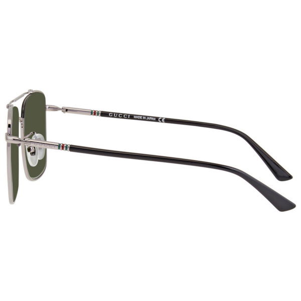 Kính Gucci Green Aviator 'Ruthenium' GG0610SK-003-56 - Ảnh 3