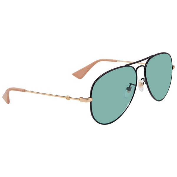 Kính Gucci Aviator Sunglasses 'Green' GG0515S-005-60 - Ảnh 2