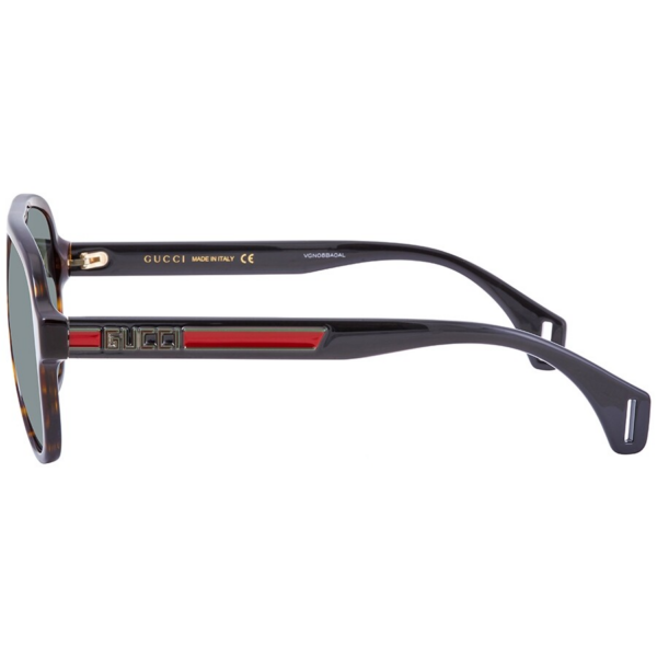 Kính Gucci Grey Green Aviator 'Havana' GG0463S-003-58 - Ảnh 3