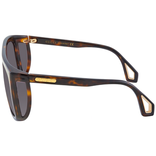 Kính Gucci Grey Rectangular 'Dark Havana' GG0467S-003-62 - Ảnh 3