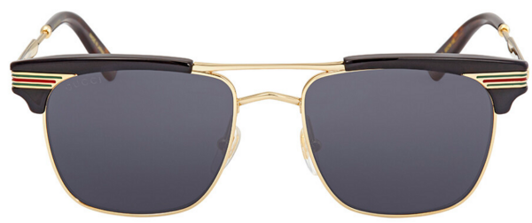 Kính Gucci Grey Square 'Gold Black' GG0287S-001-52
