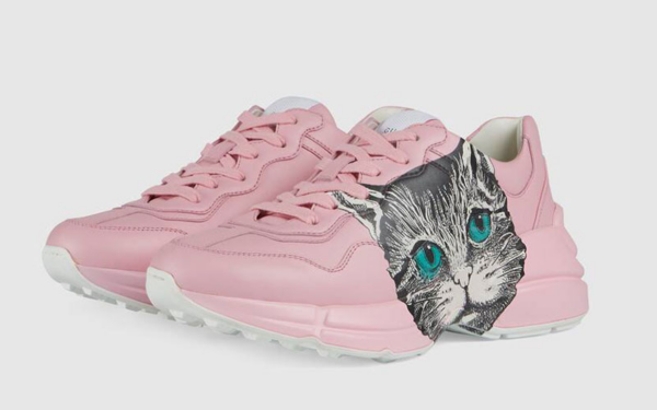 Giày Gucci Wmns Rhyton 'Mystic Cat Light Pink' 583337-DRW00-5823 - Ảnh 4