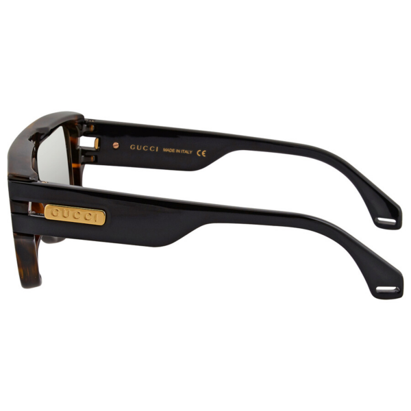 Kính Gucci SIlver Square 'Havana Black' GG0664S-004-58 - Ảnh 3