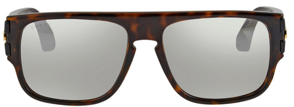 Kính Gucci SIlver Square 'Havana Black' GG0664S-004-58